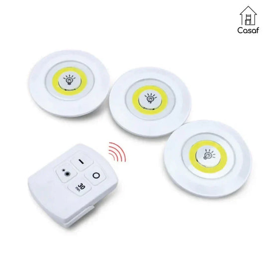 3 x PATHLED™ - Ya no es necesario agujerear la pared para tener luz. (Incluye mando a distancia GRATIS).