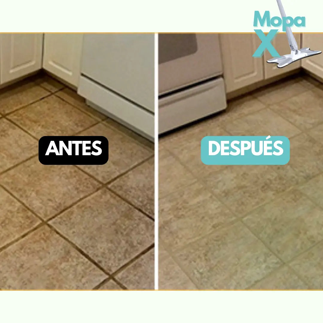 MOPA X™ - La mopa autoescurrible que piensa por ti: Limpia en la mitad del tiempo y dedica más a lo que realmente importa, TU FAMILIA.