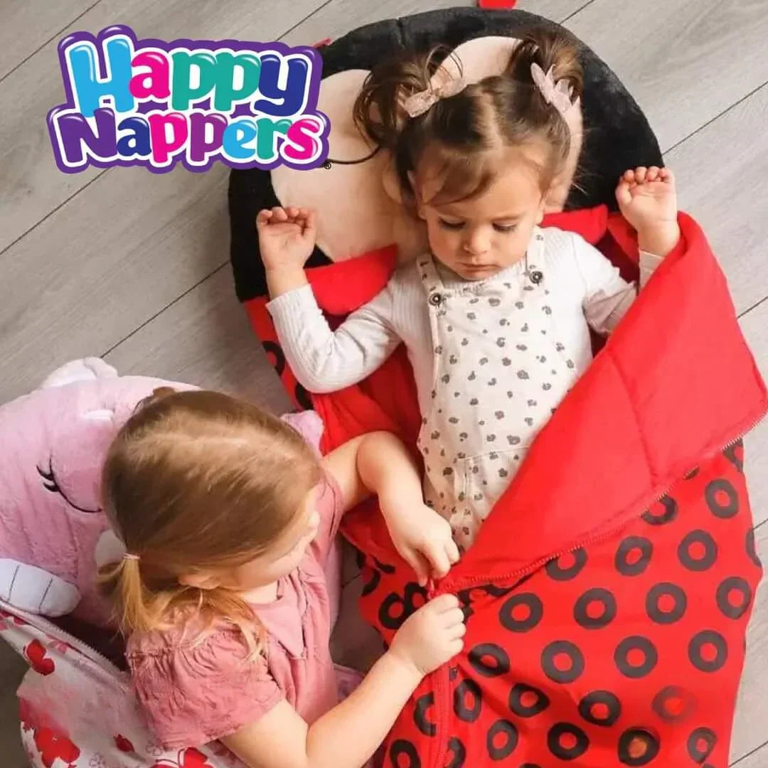 HAPPY NAPPERS™ - La única manera de que tus hijos se acuesten temprano sin llantos ni enfados