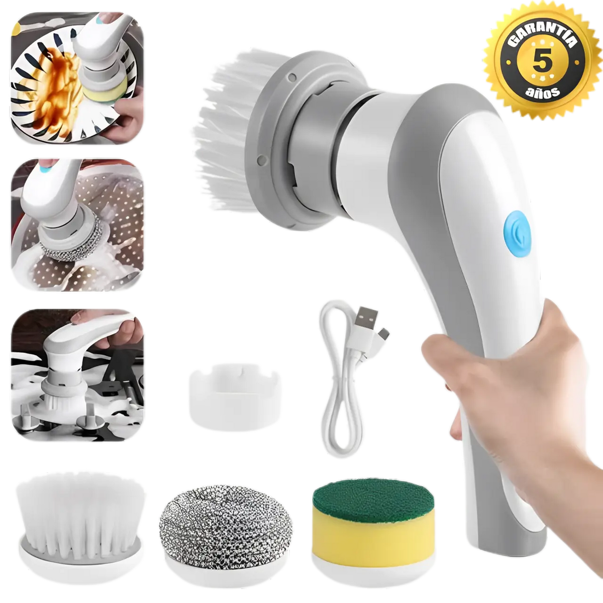 CLINI PRO™ - La forma más higiénica y rápida de limpiar tus platos (Inalámbrico)
