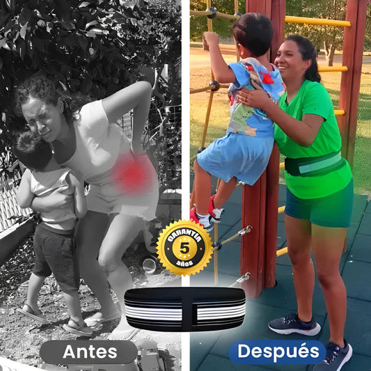 ULTRA BELT™ - El primer cinturón que elimina el dolor lumbar para que vuelvas a moverte como un niño